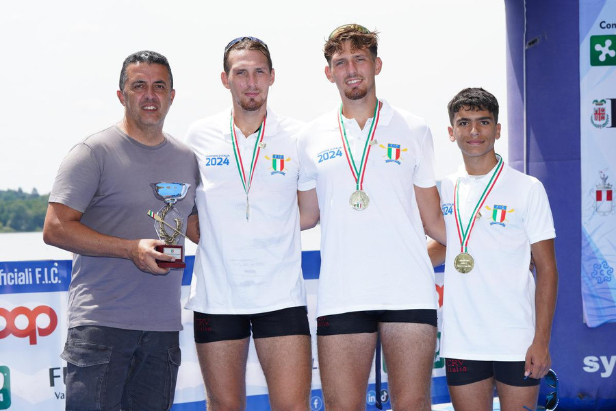 Luca, Marco Vicino e il timoniere Alessandro Bonanno