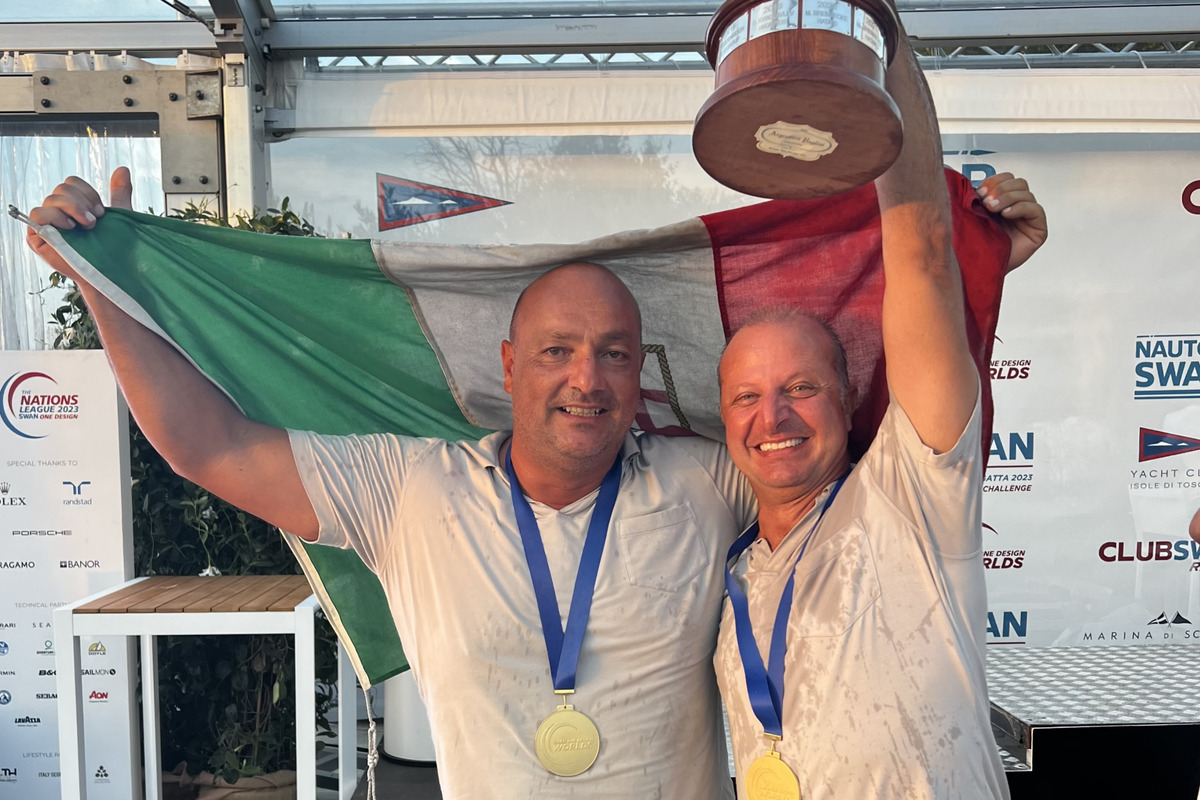 Giuseppe Montella con Giampaolo Galloro (CNP)