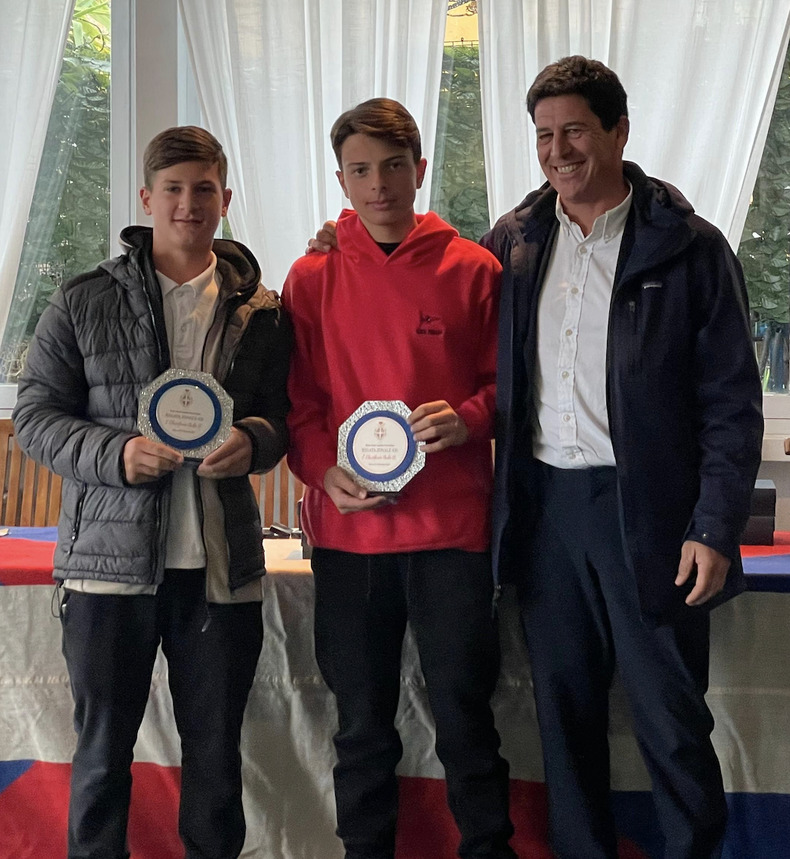 l'equipaggio Romanelli Martinelli alla premiazione